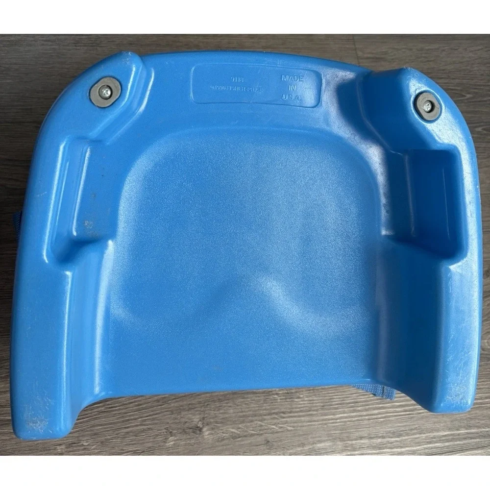 90s Y2K Fisher Price Grow With Me Booster Seat Blue Vintage Booster High Chair
